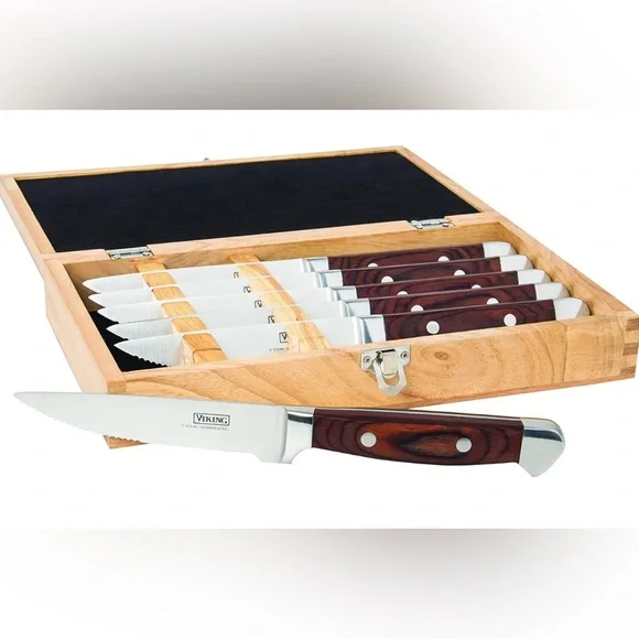 Viking 6 Pc Steak Knife Set NEW